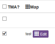 TMA map edit button TMA map edit button